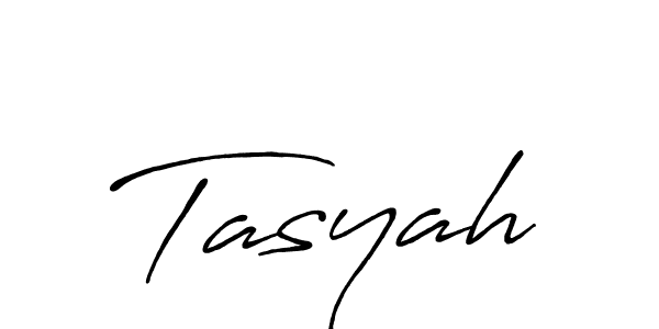 Tasyah stylish signature style. Best Handwritten Sign (Antro_Vectra_Bolder) for my name. Handwritten Signature Collection Ideas for my name Tasyah. Tasyah signature style 7 images and pictures png