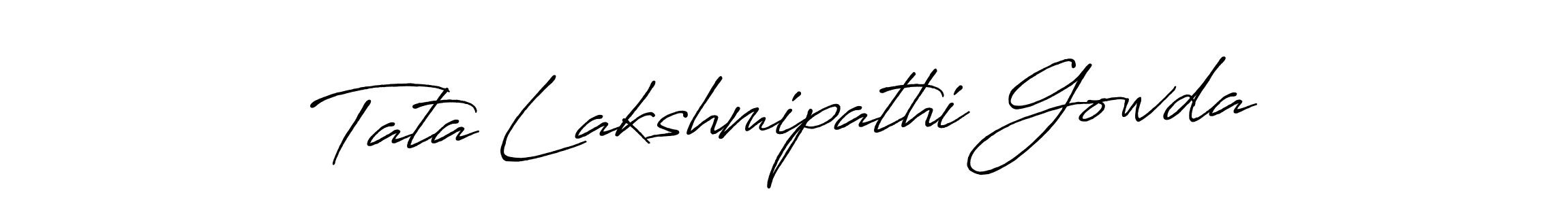 Tata Lakshmipathi Gowda stylish signature style. Best Handwritten Sign (Antro_Vectra_Bolder) for my name. Handwritten Signature Collection Ideas for my name Tata Lakshmipathi Gowda. Tata Lakshmipathi Gowda signature style 7 images and pictures png