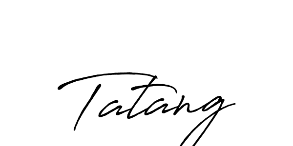 The best way (Antro_Vectra_Bolder) to make a short signature is to pick only two or three words in your name. The name Tatang include a total of six letters. For converting this name. Tatang signature style 7 images and pictures png
