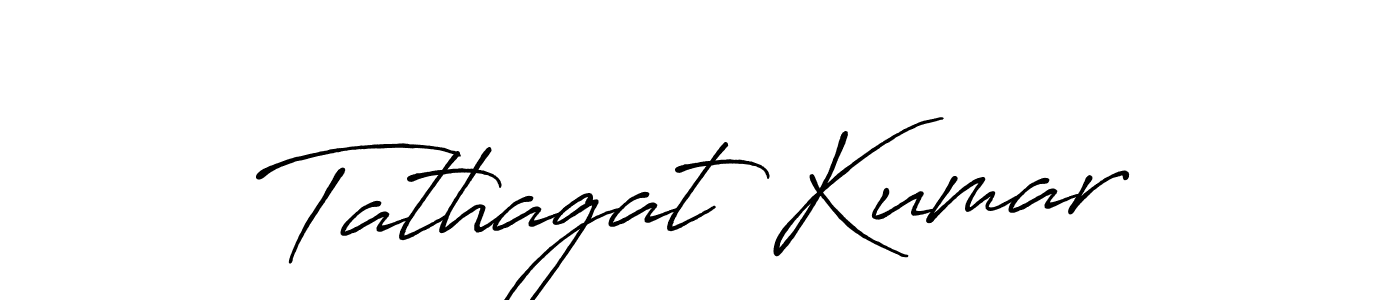 Design your own signature with our free online signature maker. With this signature software, you can create a handwritten (Antro_Vectra_Bolder) signature for name Tathagat Kumar. Tathagat Kumar signature style 7 images and pictures png