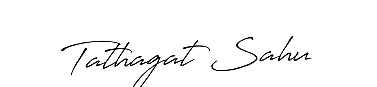 How to make Tathagat Sahu signature? Antro_Vectra_Bolder is a professional autograph style. Create handwritten signature for Tathagat Sahu name. Tathagat Sahu signature style 7 images and pictures png