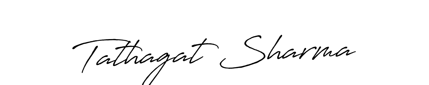 How to Draw Tathagat Sharma signature style? Antro_Vectra_Bolder is a latest design signature styles for name Tathagat Sharma. Tathagat Sharma signature style 7 images and pictures png