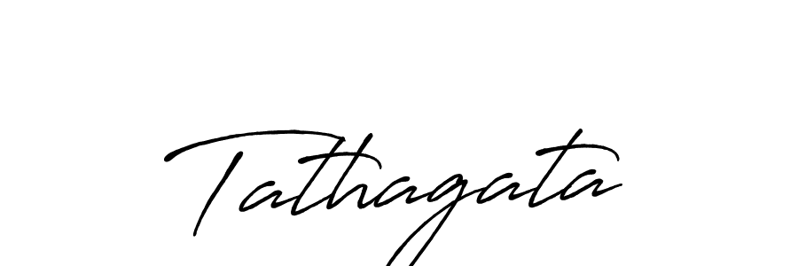 Use a signature maker to create a handwritten signature online. With this signature software, you can design (Antro_Vectra_Bolder) your own signature for name Tathagata. Tathagata signature style 7 images and pictures png