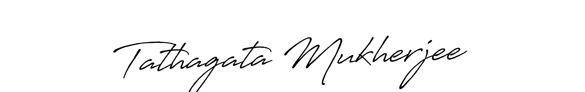 Antro_Vectra_Bolder is a professional signature style that is perfect for those who want to add a touch of class to their signature. It is also a great choice for those who want to make their signature more unique. Get Tathagata Mukherjee name to fancy signature for free. Tathagata Mukherjee signature style 7 images and pictures png