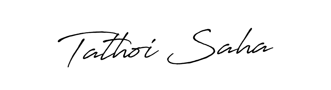 How to make Tathoi Saha signature? Antro_Vectra_Bolder is a professional autograph style. Create handwritten signature for Tathoi Saha name. Tathoi Saha signature style 7 images and pictures png
