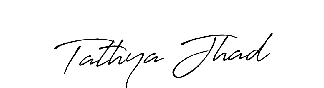 Check out images of Autograph of Tathya Jhad name. Actor Tathya Jhad Signature Style. Antro_Vectra_Bolder is a professional sign style online. Tathya Jhad signature style 7 images and pictures png