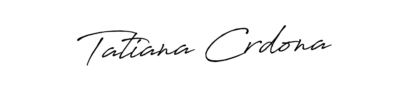 Make a beautiful signature design for name Tatiana Crdona. Use this online signature maker to create a handwritten signature for free. Tatiana Crdona signature style 7 images and pictures png