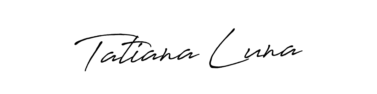 How to Draw Tatiana Luna signature style? Antro_Vectra_Bolder is a latest design signature styles for name Tatiana Luna. Tatiana Luna signature style 7 images and pictures png