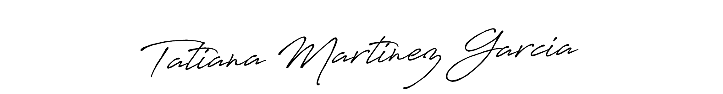How to make Tatiana Martinez Garcia name signature. Use Antro_Vectra_Bolder style for creating short signs online. This is the latest handwritten sign. Tatiana Martinez Garcia signature style 7 images and pictures png