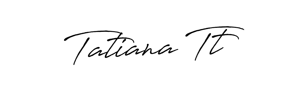 Make a short Tatiana Tt signature style. Manage your documents anywhere anytime using Antro_Vectra_Bolder. Create and add eSignatures, submit forms, share and send files easily. Tatiana Tt signature style 7 images and pictures png