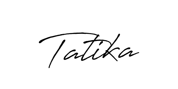 The best way (Antro_Vectra_Bolder) to make a short signature is to pick only two or three words in your name. The name Tatika include a total of six letters. For converting this name. Tatika signature style 7 images and pictures png