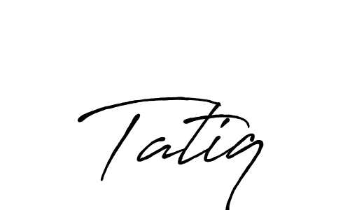 Once you've used our free online signature maker to create your best signature Antro_Vectra_Bolder style, it's time to enjoy all of the benefits that Tatiq name signing documents. Tatiq signature style 7 images and pictures png