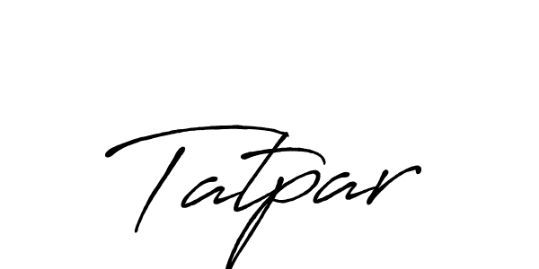 Here are the top 10 professional signature styles for the name Tatpar. These are the best autograph styles you can use for your name. Tatpar signature style 7 images and pictures png