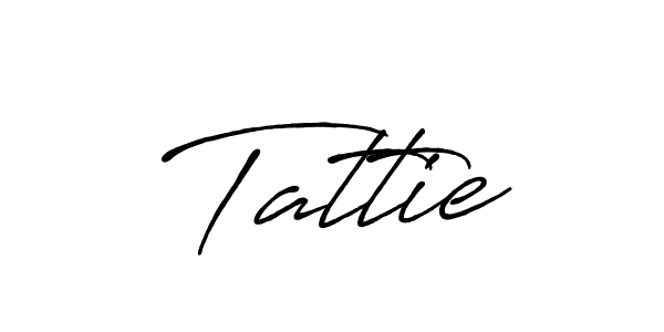 Design your own signature with our free online signature maker. With this signature software, you can create a handwritten (Antro_Vectra_Bolder) signature for name Tattie. Tattie signature style 7 images and pictures png