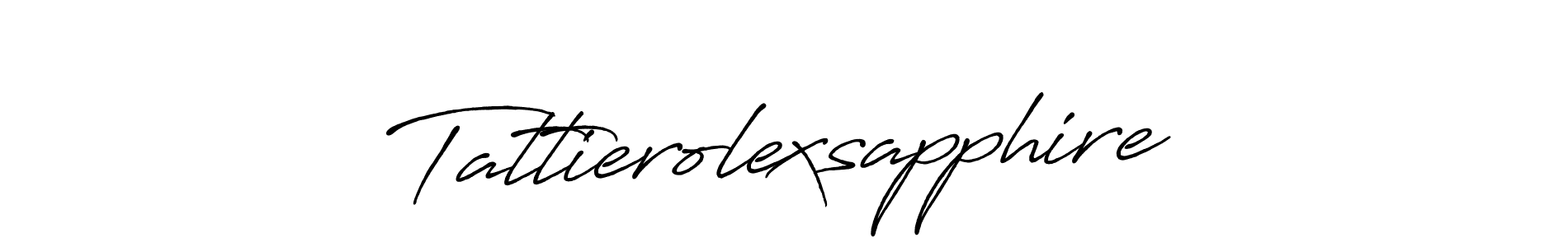 You can use this online signature creator to create a handwritten signature for the name Tattierolexsapphire. This is the best online autograph maker. Tattierolexsapphire signature style 7 images and pictures png