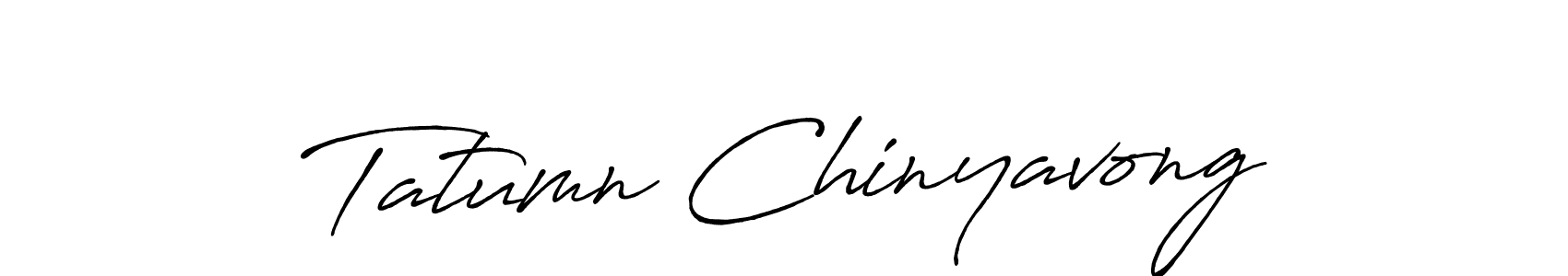 Make a short Tatumn Chinyavong signature style. Manage your documents anywhere anytime using Antro_Vectra_Bolder. Create and add eSignatures, submit forms, share and send files easily. Tatumn Chinyavong signature style 7 images and pictures png