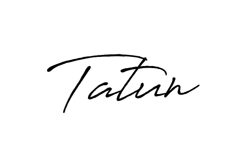 Also we have Tatun name is the best signature style. Create professional handwritten signature collection using Antro_Vectra_Bolder autograph style. Tatun signature style 7 images and pictures png