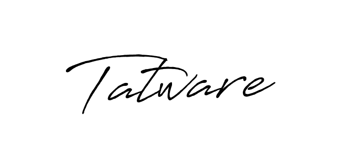 How to make Tatware signature? Antro_Vectra_Bolder is a professional autograph style. Create handwritten signature for Tatware name. Tatware signature style 7 images and pictures png