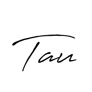 Also we have Tau name is the best signature style. Create professional handwritten signature collection using Antro_Vectra_Bolder autograph style. Tau signature style 7 images and pictures png