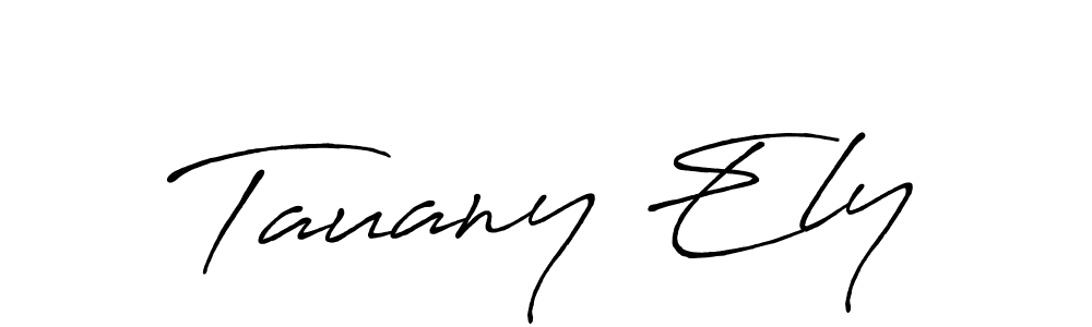 This is the best signature style for the Tauany Ely name. Also you like these signature font (Antro_Vectra_Bolder). Mix name signature. Tauany Ely signature style 7 images and pictures png