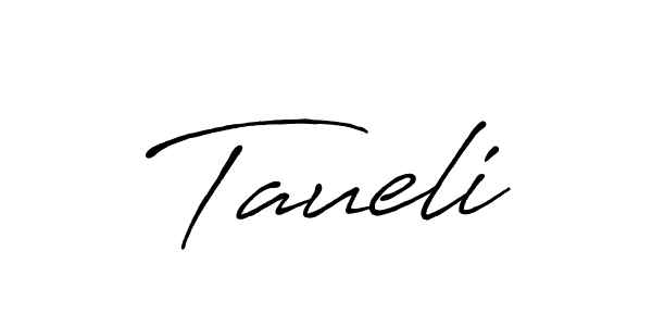 How to Draw Taueli signature style? Antro_Vectra_Bolder is a latest design signature styles for name Taueli. Taueli signature style 7 images and pictures png