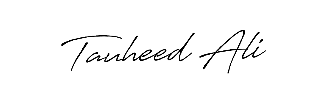 Make a beautiful signature design for name Tauheed Ali. Use this online signature maker to create a handwritten signature for free. Tauheed Ali signature style 7 images and pictures png