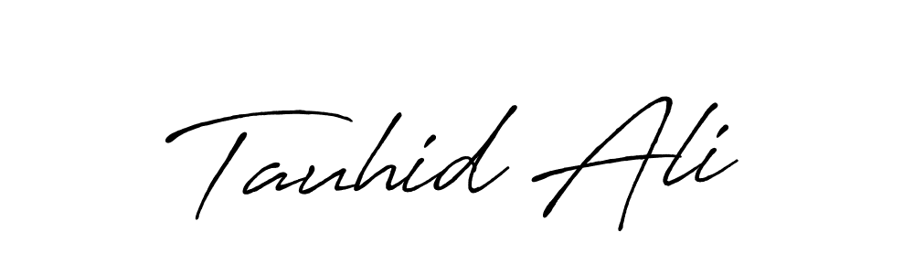 You should practise on your own different ways (Antro_Vectra_Bolder) to write your name (Tauhid Ali) in signature. don't let someone else do it for you. Tauhid Ali signature style 7 images and pictures png