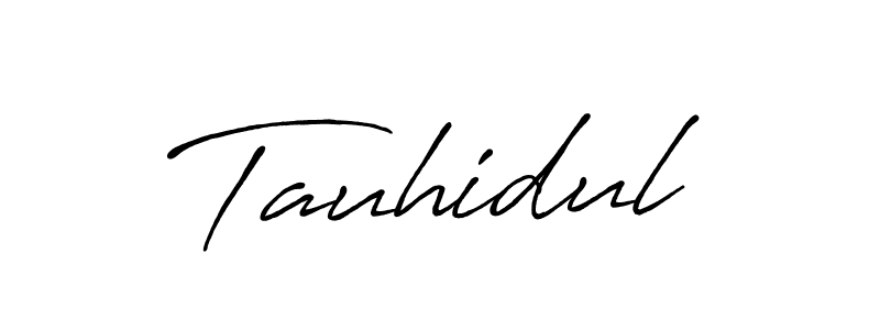 How to Draw Tauhidul signature style? Antro_Vectra_Bolder is a latest design signature styles for name Tauhidul. Tauhidul signature style 7 images and pictures png