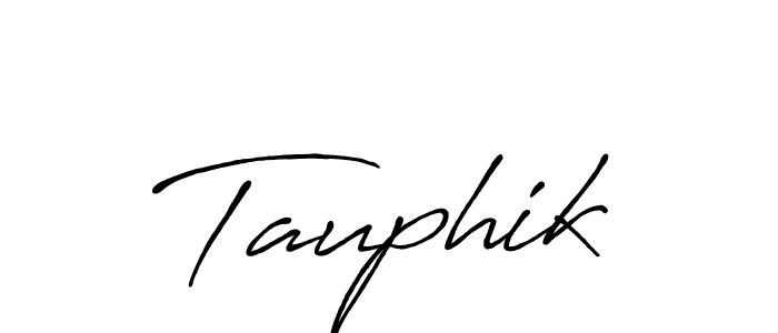 Once you've used our free online signature maker to create your best signature Antro_Vectra_Bolder style, it's time to enjoy all of the benefits that Tauphik name signing documents. Tauphik signature style 7 images and pictures png