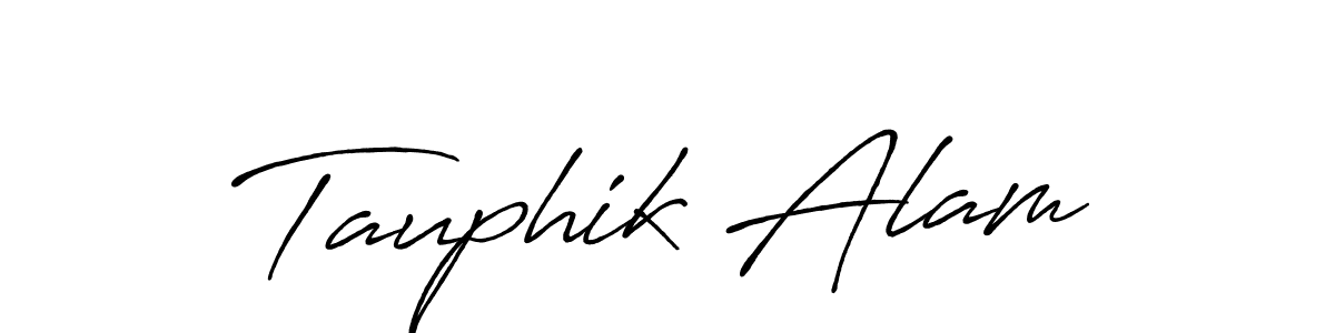 It looks lik you need a new signature style for name Tauphik Alam. Design unique handwritten (Antro_Vectra_Bolder) signature with our free signature maker in just a few clicks. Tauphik Alam signature style 7 images and pictures png