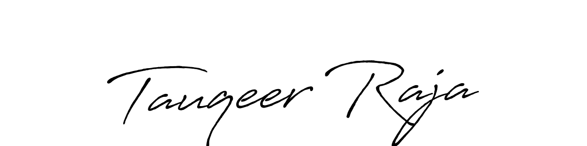 Also we have Tauqeer Raja name is the best signature style. Create professional handwritten signature collection using Antro_Vectra_Bolder autograph style. Tauqeer Raja signature style 7 images and pictures png