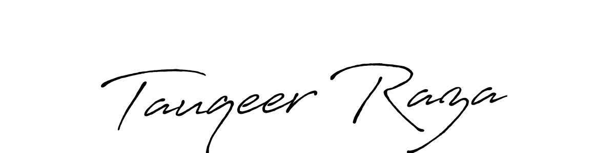 It looks lik you need a new signature style for name Tauqeer Raza. Design unique handwritten (Antro_Vectra_Bolder) signature with our free signature maker in just a few clicks. Tauqeer Raza signature style 7 images and pictures png
