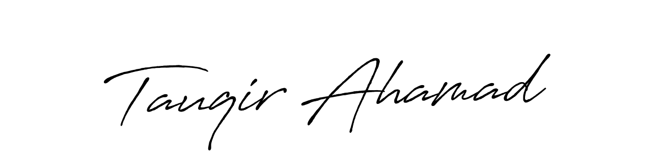It looks lik you need a new signature style for name Tauqir Ahamad. Design unique handwritten (Antro_Vectra_Bolder) signature with our free signature maker in just a few clicks. Tauqir Ahamad signature style 7 images and pictures png
