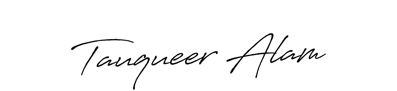 Similarly Antro_Vectra_Bolder is the best handwritten signature design. Signature creator online .You can use it as an online autograph creator for name Tauqueer Alam. Tauqueer Alam signature style 7 images and pictures png