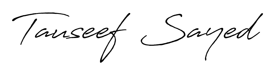 Similarly Antro_Vectra_Bolder is the best handwritten signature design. Signature creator online. You can use it as an online autograph creator for name Tauseef  Sayed. Tauseef  Sayed signature style 7 images and pictures png