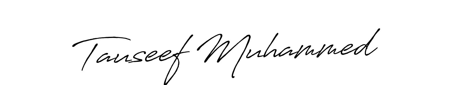 How to Draw Tauseef Muhammed signature style? Antro_Vectra_Bolder is a latest design signature styles for name Tauseef Muhammed. Tauseef Muhammed signature style 7 images and pictures png