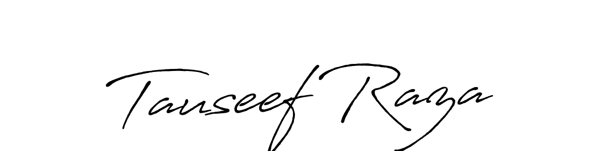 It looks lik you need a new signature style for name Tauseef Raza. Design unique handwritten (Antro_Vectra_Bolder) signature with our free signature maker in just a few clicks. Tauseef Raza signature style 7 images and pictures png