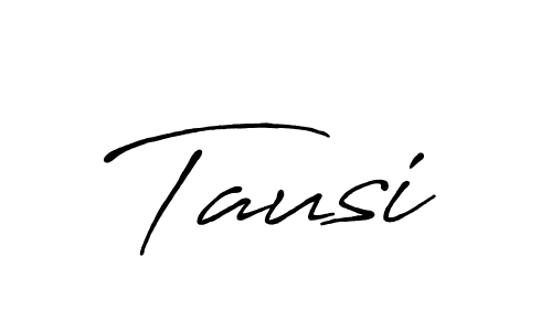 Make a beautiful signature design for name Tausi. With this signature (Antro_Vectra_Bolder) style, you can create a handwritten signature for free. Tausi signature style 7 images and pictures png