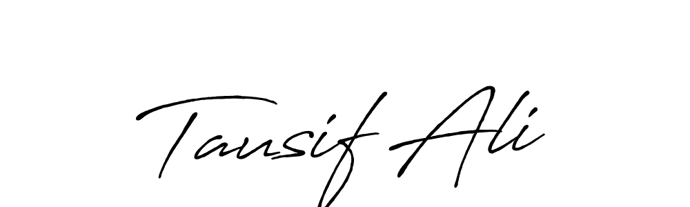 You should practise on your own different ways (Antro_Vectra_Bolder) to write your name (Tausif Ali) in signature. don't let someone else do it for you. Tausif Ali signature style 7 images and pictures png