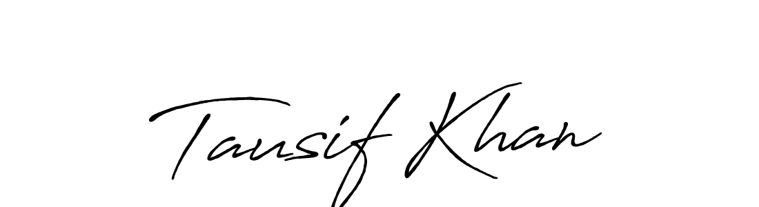 Make a short Tausif Khan signature style. Manage your documents anywhere anytime using Antro_Vectra_Bolder. Create and add eSignatures, submit forms, share and send files easily. Tausif Khan signature style 7 images and pictures png