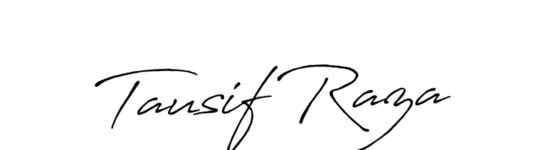 This is the best signature style for the Tausif Raza name. Also you like these signature font (Antro_Vectra_Bolder). Mix name signature. Tausif Raza signature style 7 images and pictures png