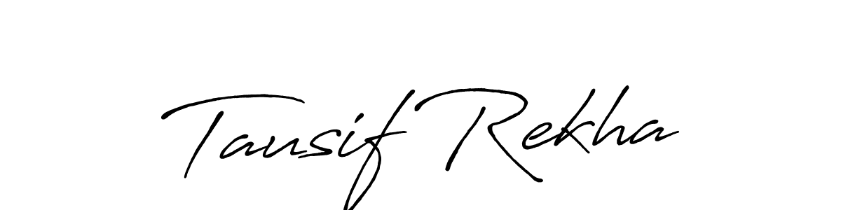 Once you've used our free online signature maker to create your best signature Antro_Vectra_Bolder style, it's time to enjoy all of the benefits that Tausif Rekha name signing documents. Tausif Rekha signature style 7 images and pictures png