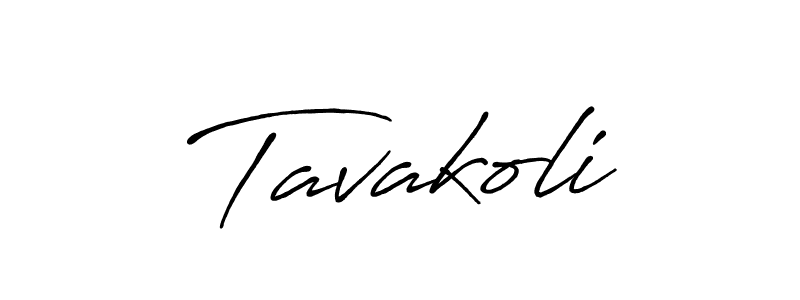 Create a beautiful signature design for name Tavakoli. With this signature (Antro_Vectra_Bolder) fonts, you can make a handwritten signature for free. Tavakoli signature style 7 images and pictures png