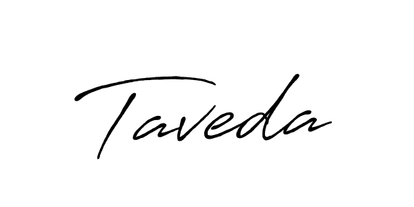 Create a beautiful signature design for name Taveda. With this signature (Antro_Vectra_Bolder) fonts, you can make a handwritten signature for free. Taveda signature style 7 images and pictures png