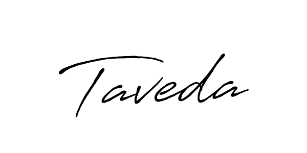 Create a beautiful signature design for name Taveda. With this signature (Antro_Vectra_Bolder) fonts, you can make a handwritten signature for free. Taveda signature style 7 images and pictures png