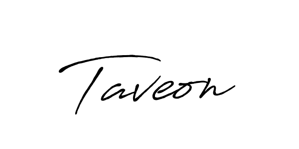 Make a beautiful signature design for name Taveon. Use this online signature maker to create a handwritten signature for free. Taveon signature style 7 images and pictures png