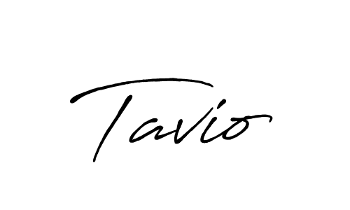 Design your own signature with our free online signature maker. With this signature software, you can create a handwritten (Antro_Vectra_Bolder) signature for name Tavio. Tavio signature style 7 images and pictures png