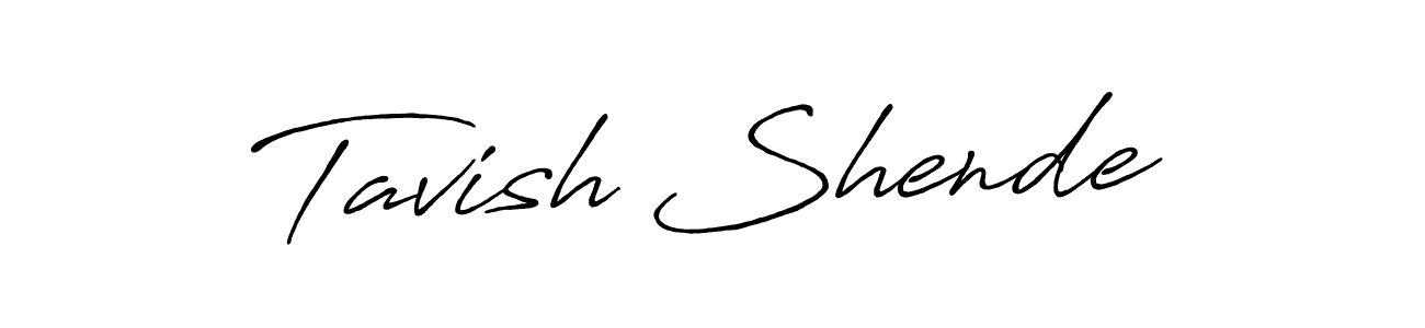 if you are searching for the best signature style for your name Tavish Shende. so please give up your signature search. here we have designed multiple signature styles  using Antro_Vectra_Bolder. Tavish Shende signature style 7 images and pictures png