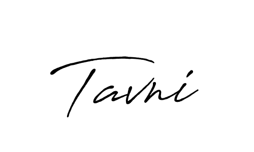 Use a signature maker to create a handwritten signature online. With this signature software, you can design (Antro_Vectra_Bolder) your own signature for name Tavni. Tavni signature style 7 images and pictures png