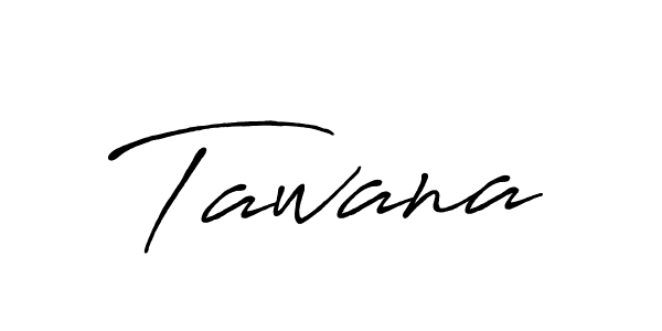 How to make Tawana name signature. Use Antro_Vectra_Bolder style for creating short signs online. This is the latest handwritten sign. Tawana signature style 7 images and pictures png
